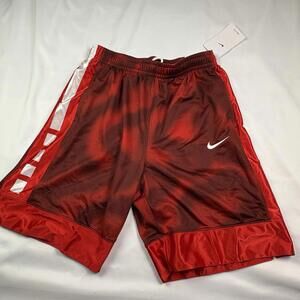 Nike Dri-Fit Elite Big Kids Boys Red Basketball Shorts Size XL New (Item 175)